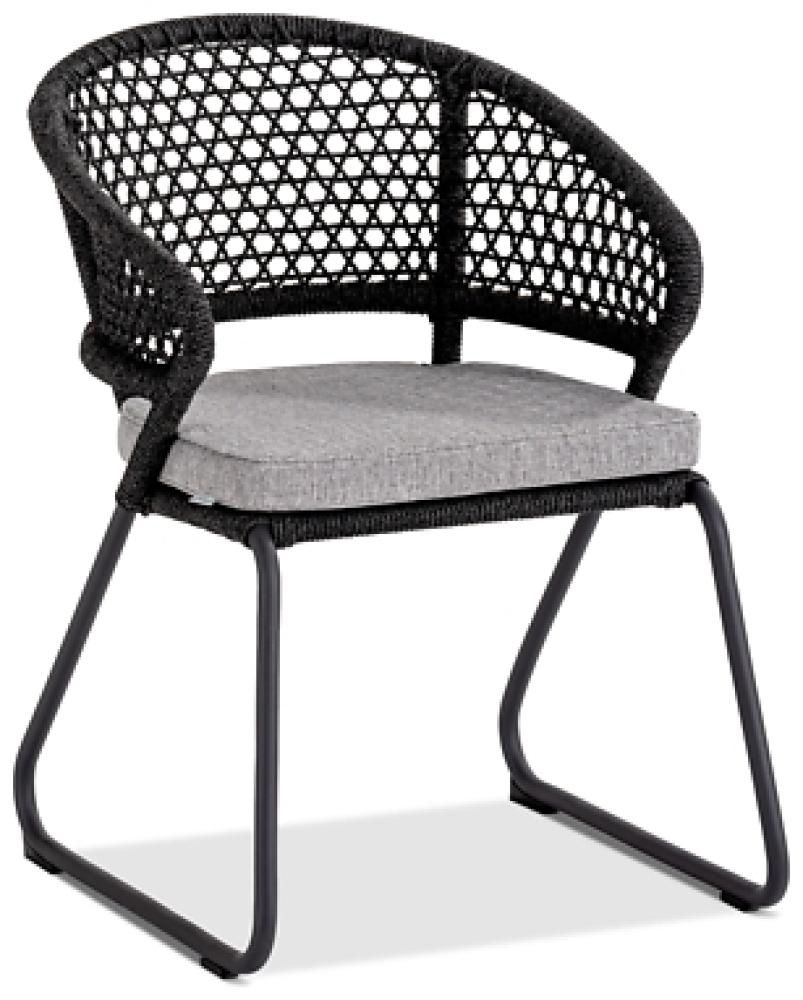Niehoff Levina Armlehnstuhl Schwarz/Grau Bild 1