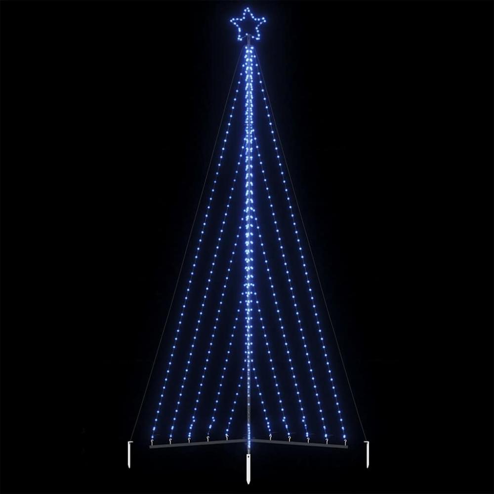 vidaXL Weihnachtsbaum-Beleuchtung 570 LEDs Blau 399 cm 4016442 Bild 1