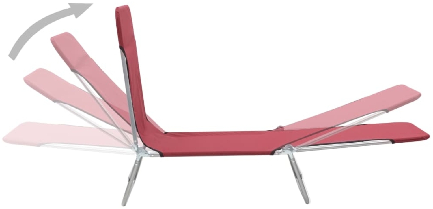 vidaXL Klappliegen 2 Stk. Stahl und Stoff Blau 44301 Bild 1