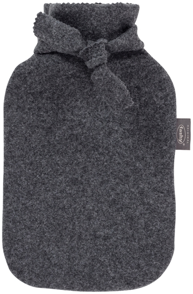 Fashy Wärmflasche mit Bezug anthrazit 2,0 l Bild 1