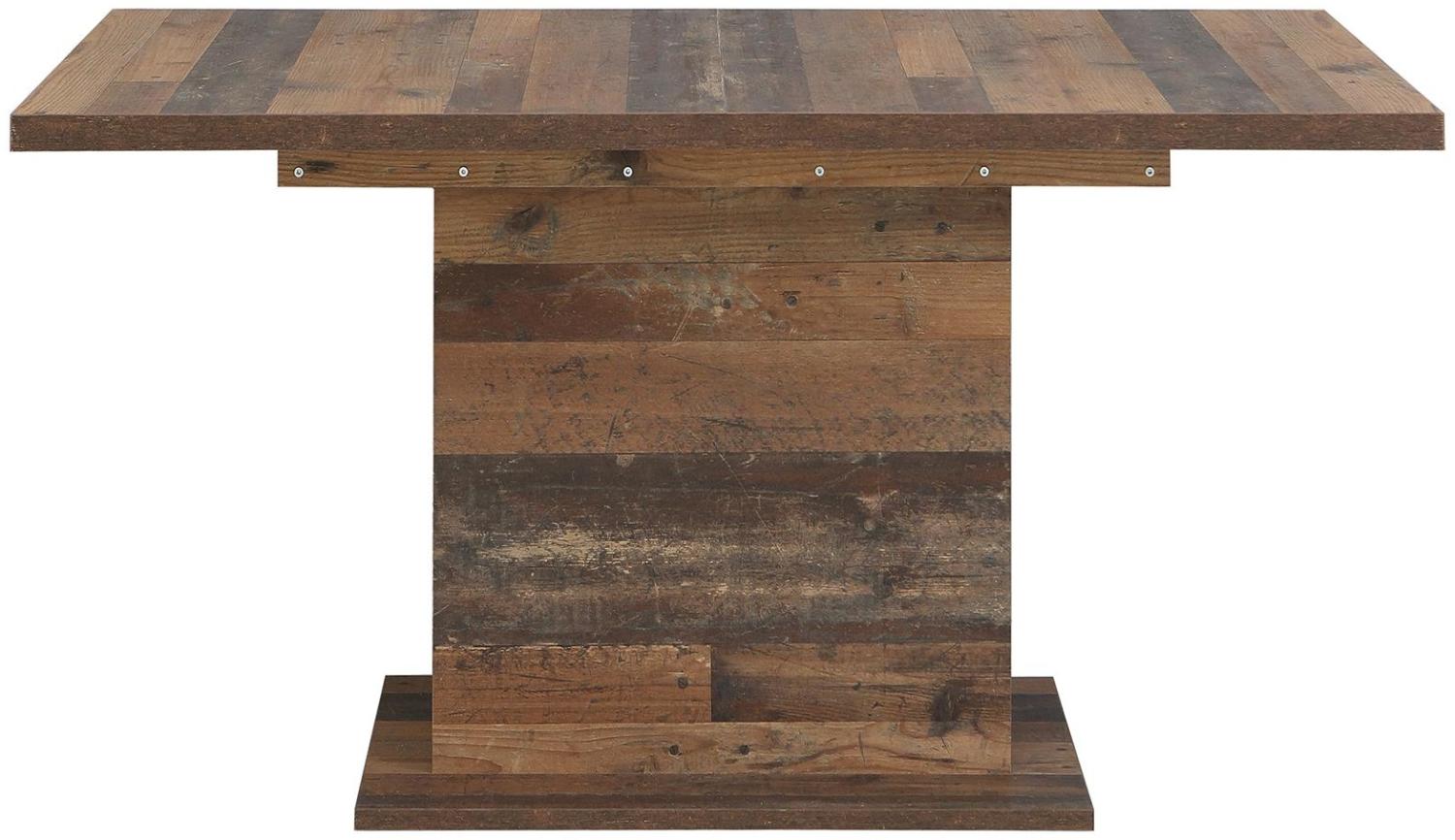 Esstisch >Celon< ausziehbar bis 200cm in Old Wood Vintage - 160/200x76.6x90cm (BxHxT) Bild 1