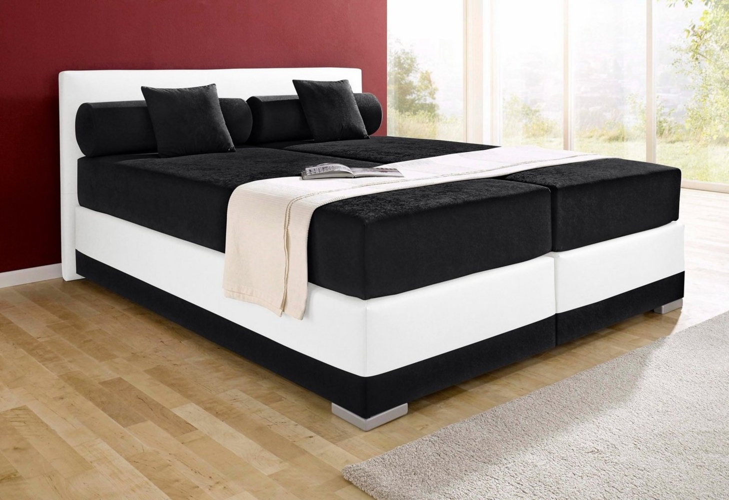 Maintal Boxspringbett Lago, in 3 verschiedenen Matratzenarten, H2 oder H3 Bild 1