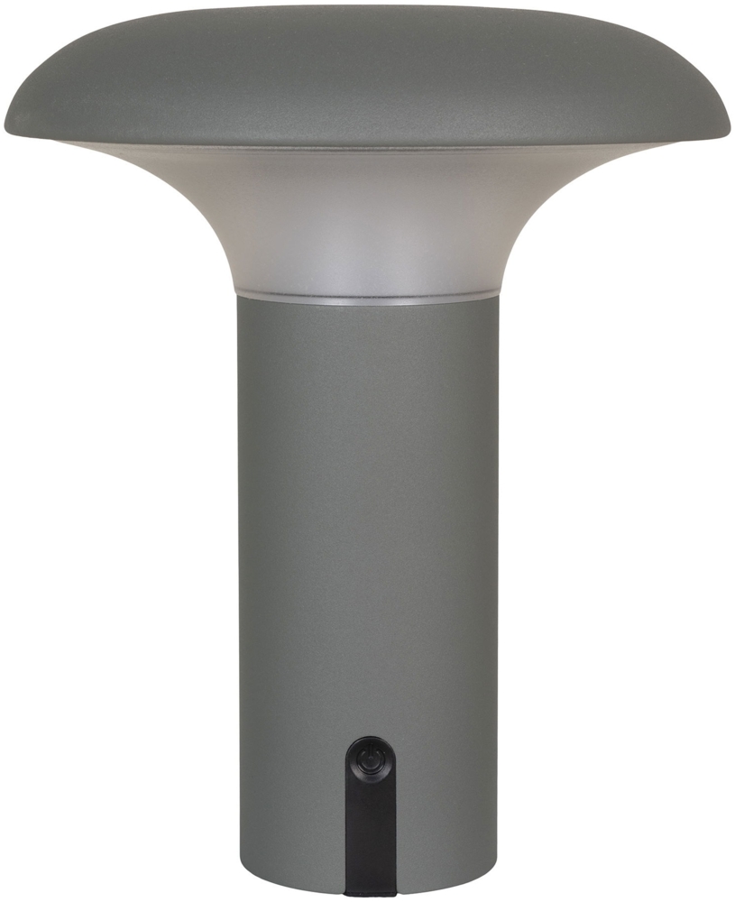 Lampe, grau, wiederaufladbar Bild 1