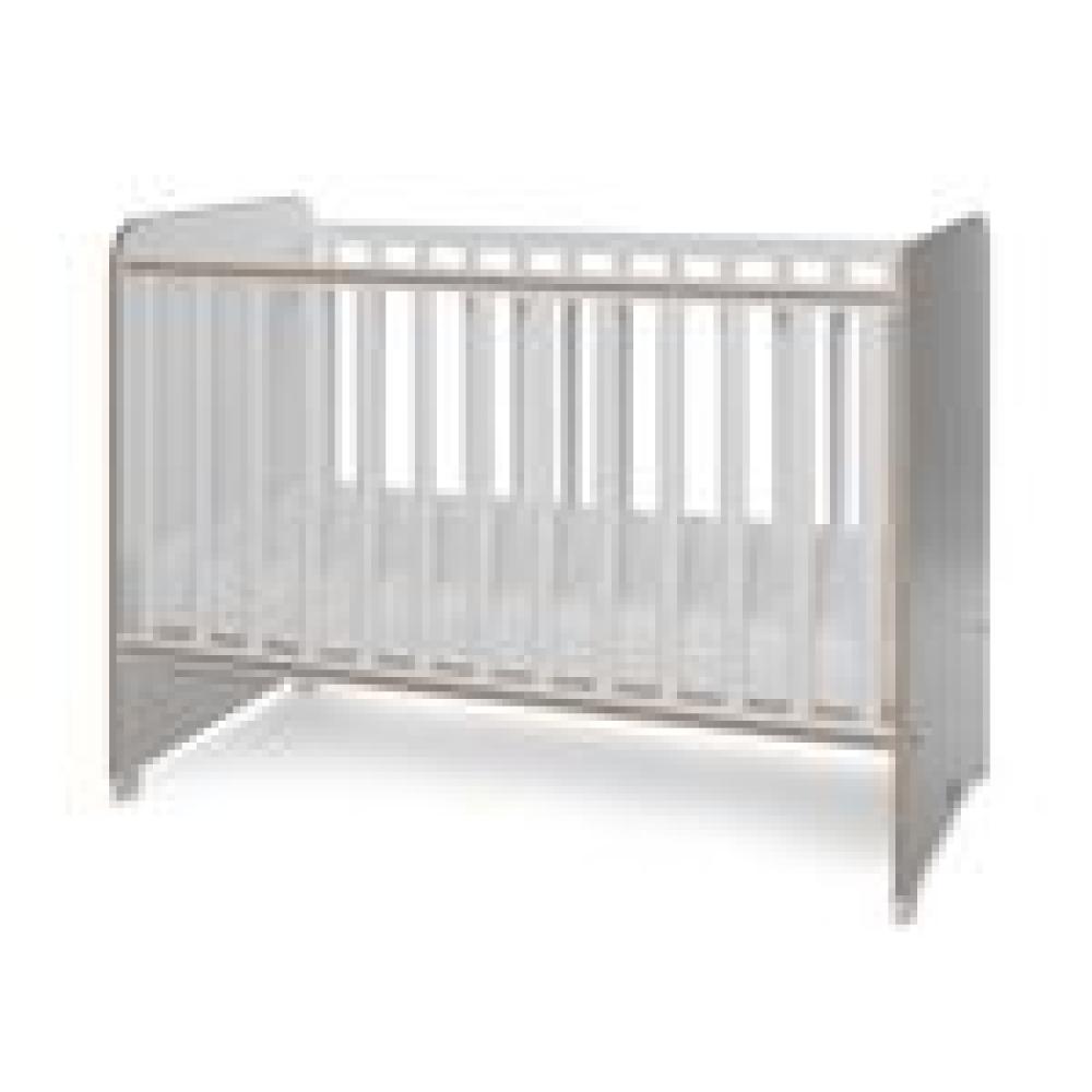 Lorelli Babybett Sweet Dream 124 x 68 x 95 cm Unterbettrahmen mit zwei Ebenen hellbraun Bild 1