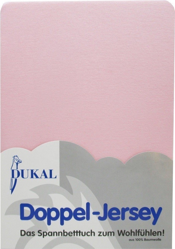 DUKAL Spannbettlaken Kinderspannbettlaken, 32 verschiedene Farben, 100% Baumwolle, Doppel-Jersey, Gummizug: rundum, (1 Stück), 40x90 cm, aus hochwertigem Doppel-Jersey, Made in Germany Bild 1
