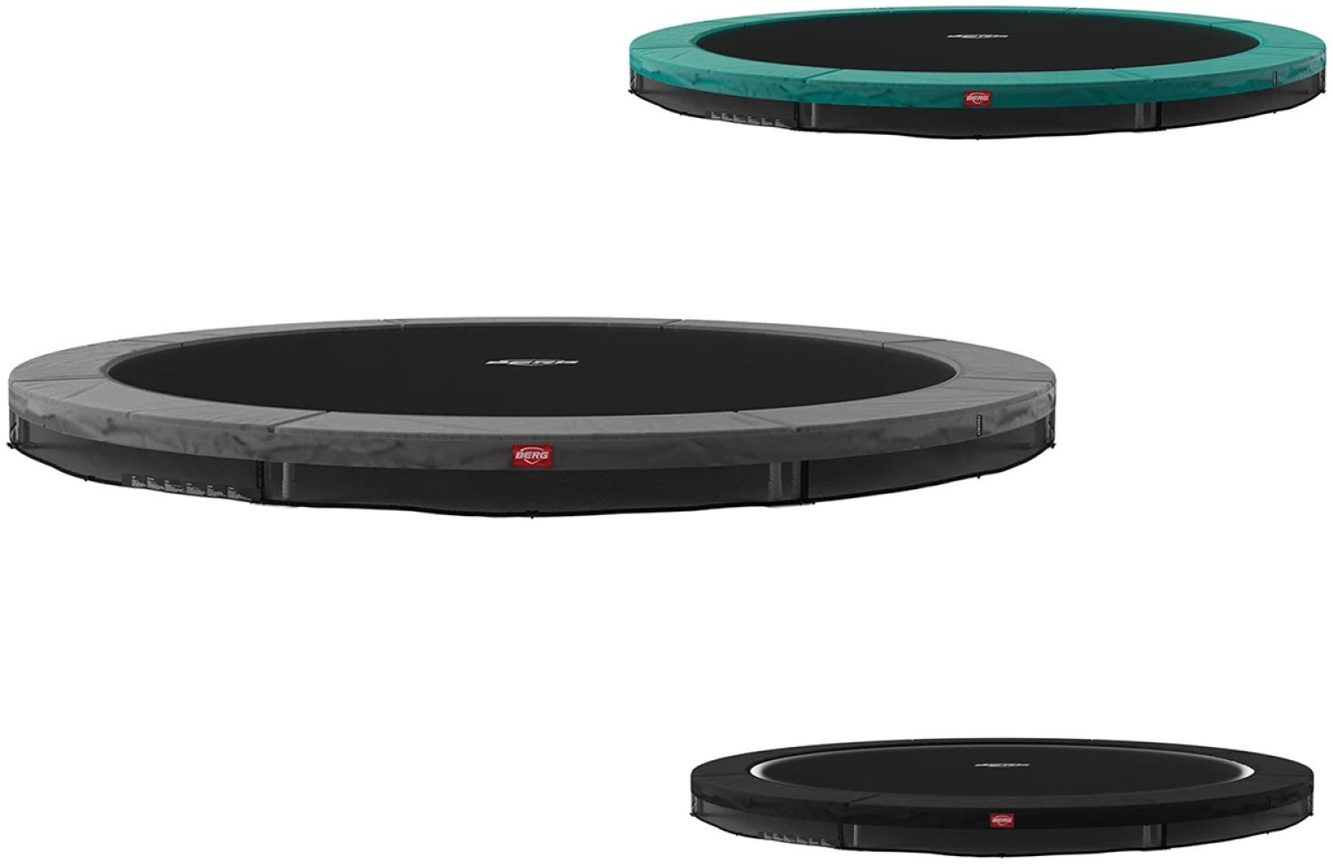 BERG Trampolin InGround rund 330 cm grün ohne Netz Favorit Sports Bild 1