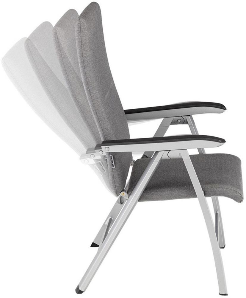 FORMA II Sunbrella Multipositionssessel silber / flanelle Bild 1