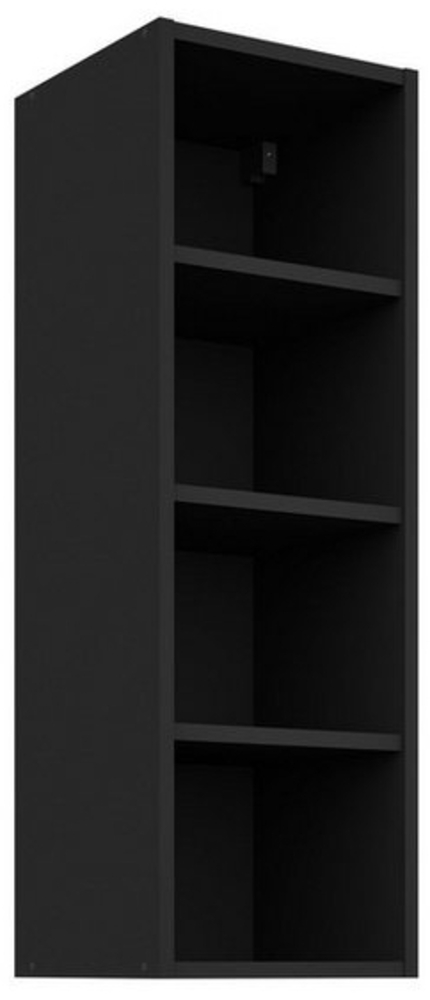 Hängeschrank Regal 30 cm Schwarz matt Küchenzeile Küche SIENA / MONZA / ARONA Bild 1