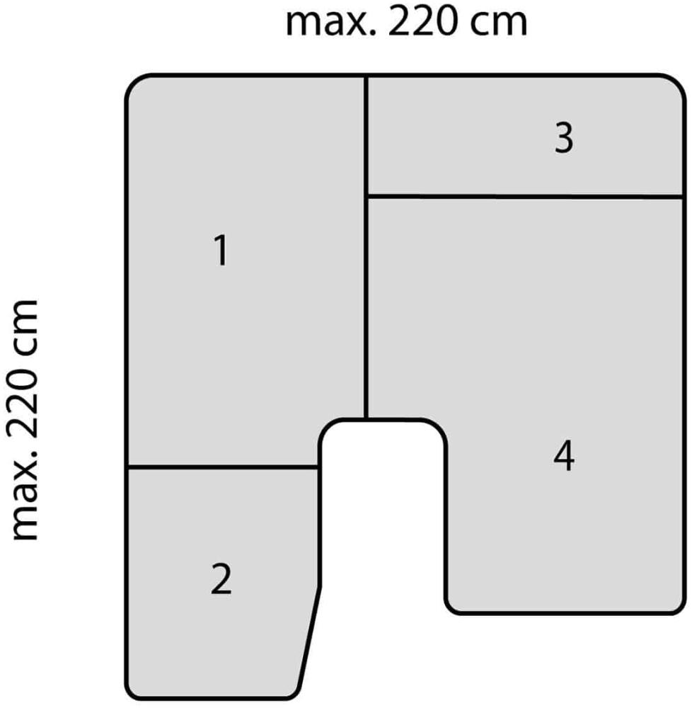 BettwarenShop Spannbettlaken-Set für Malibu Van 640 4-teilig|Premium Zwirn Jersey| taupeBettwarenShop Spannbettlaken-Set für Malibu Van 640 4-teilig Bild 1