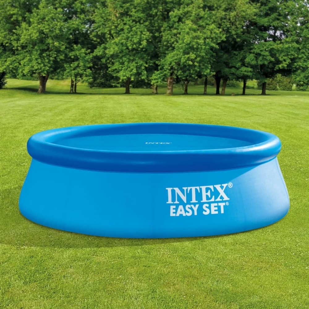 Intex Solar Poolabdeckung Blau 206 cm Polyethylen 3202954 Bild 1