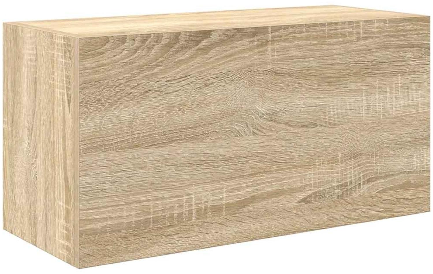 vidaXL Bad-Wandschrank Sonoma-Eiche 60x25x30 cm Holzwerkstoff 860060 Bild 1