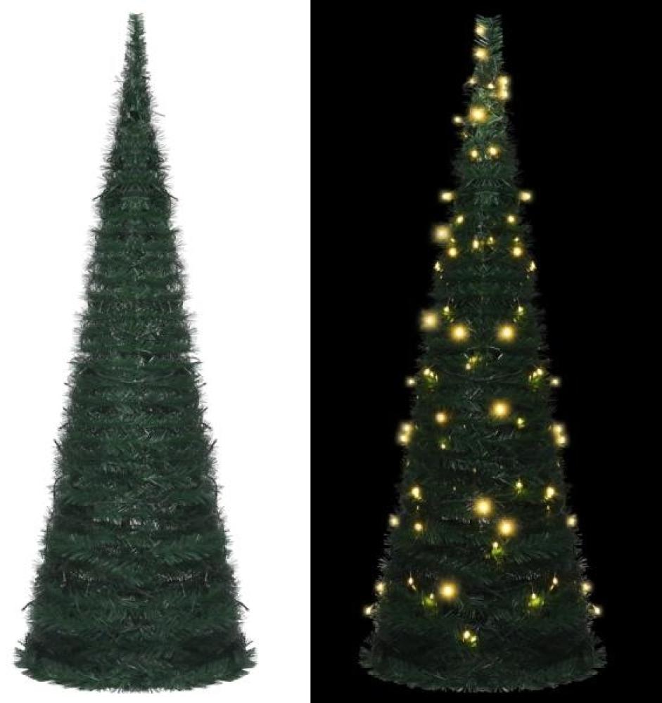 vidaXL Künstlicher Pop-Up-Weihnachtsbaum mit Beleuchtung Grün 180 cm 321524 Bild 1