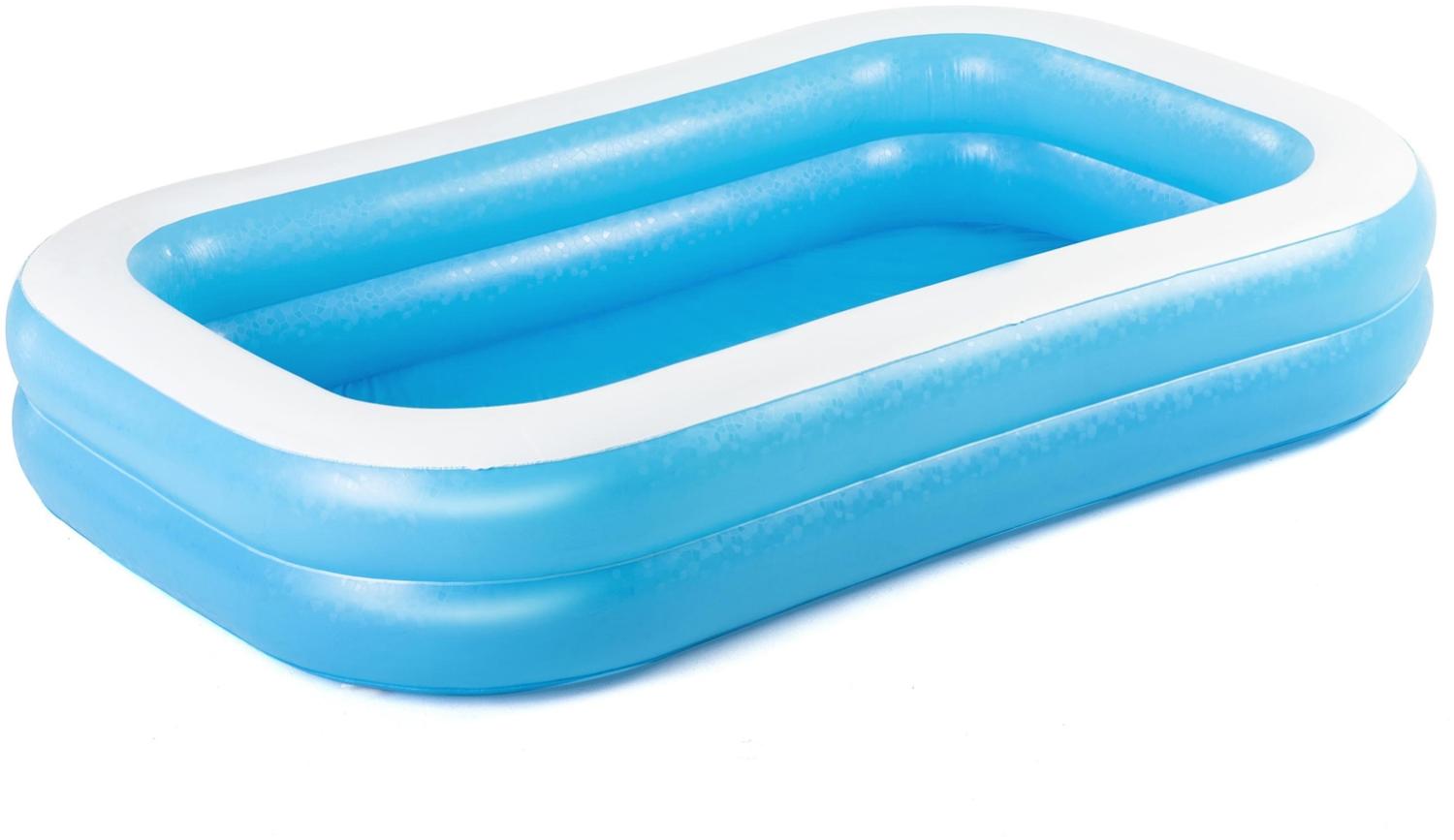 Bestway ' Family Pool 262 x 175 x 51 cm', eckig, blau/weiß Bild 1