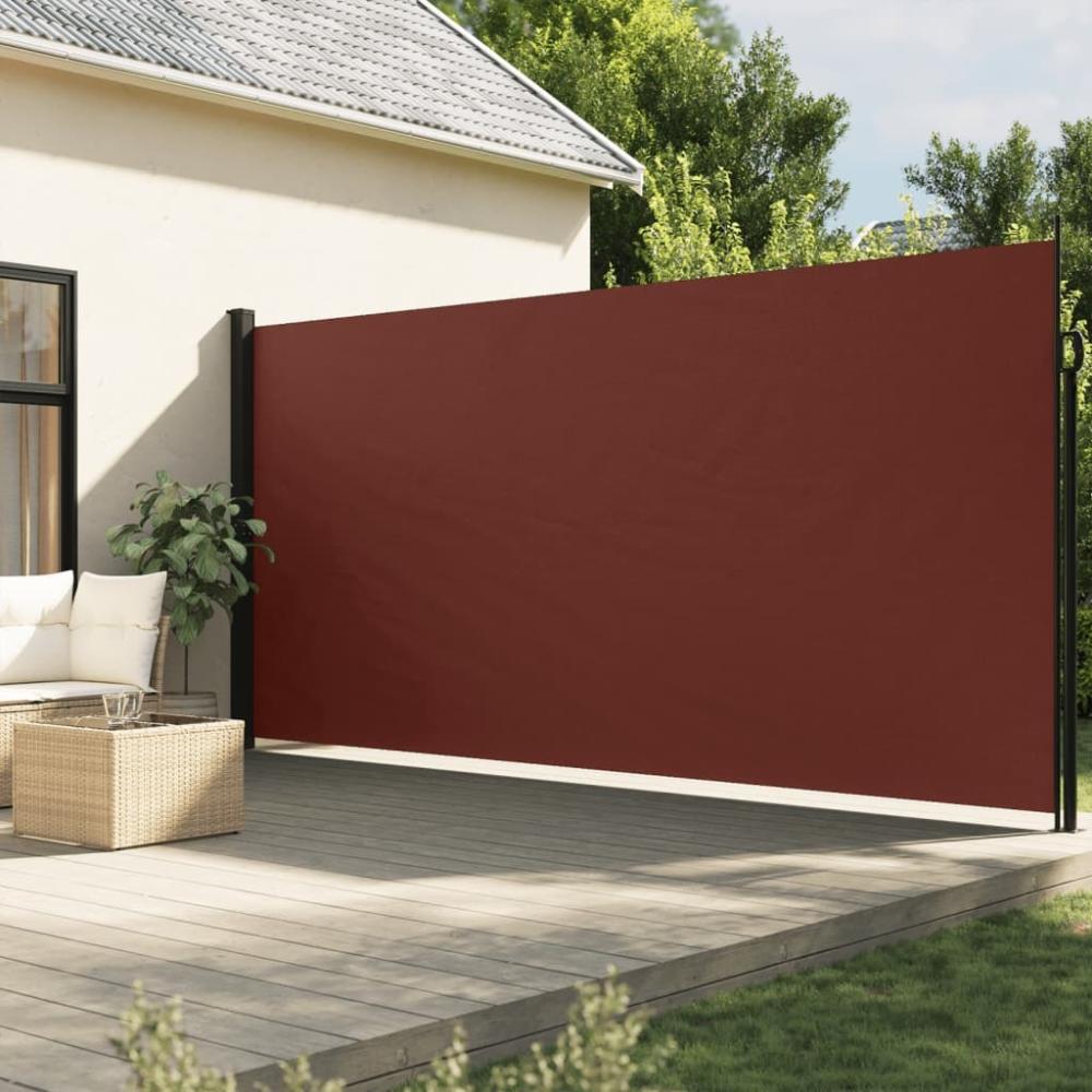 vidaXL Seitenmarkise Ausziehbar Braun 220x600 cm 4004569 Bild 1