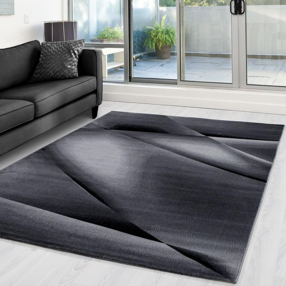 Teppich MIAMI BLACK 160 X 230cm Rechteck Bild 1