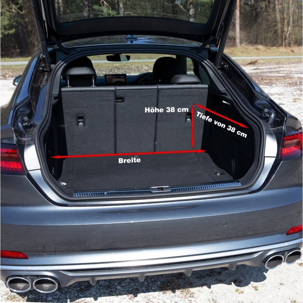 CopcoPet Tier-Autobett Autohundebett Grau 70 x 55 cm mit Viscoschaumstoff Bild 1