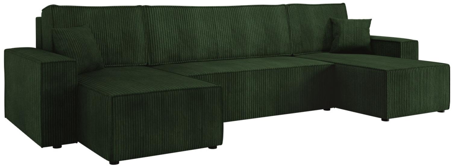 Ecksofa Kobaro U Cord (Farbe: Poso 14) Bild 1