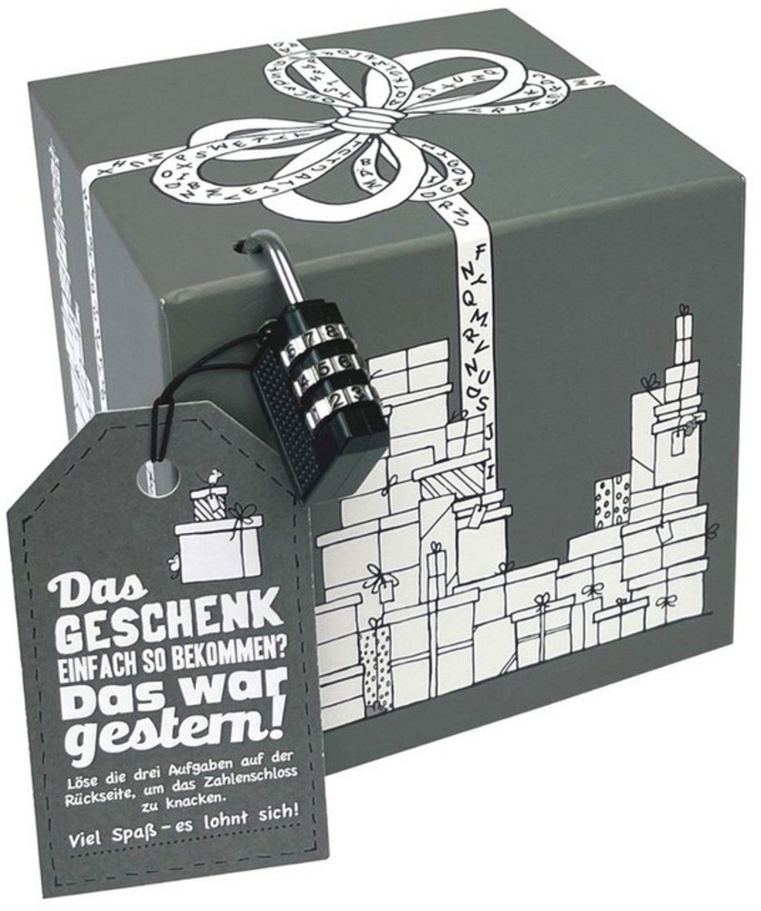 SURPRISA Geschenkbox Rätselbox, Personalisierte Geschenkideen / Das Geschenk einfach so - war gestern! Bild 1