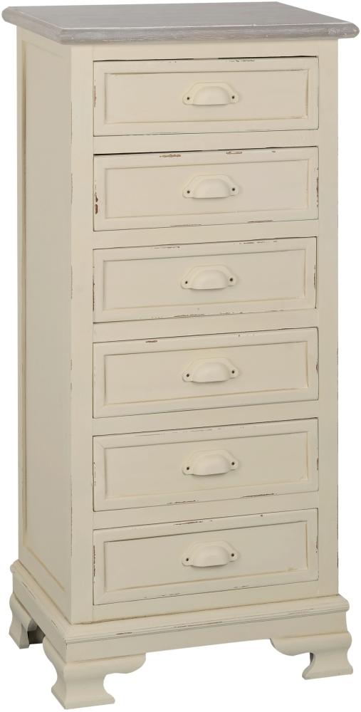 99rooms Pesaro Highboard Pappel Creme Hellbraun Bild 1