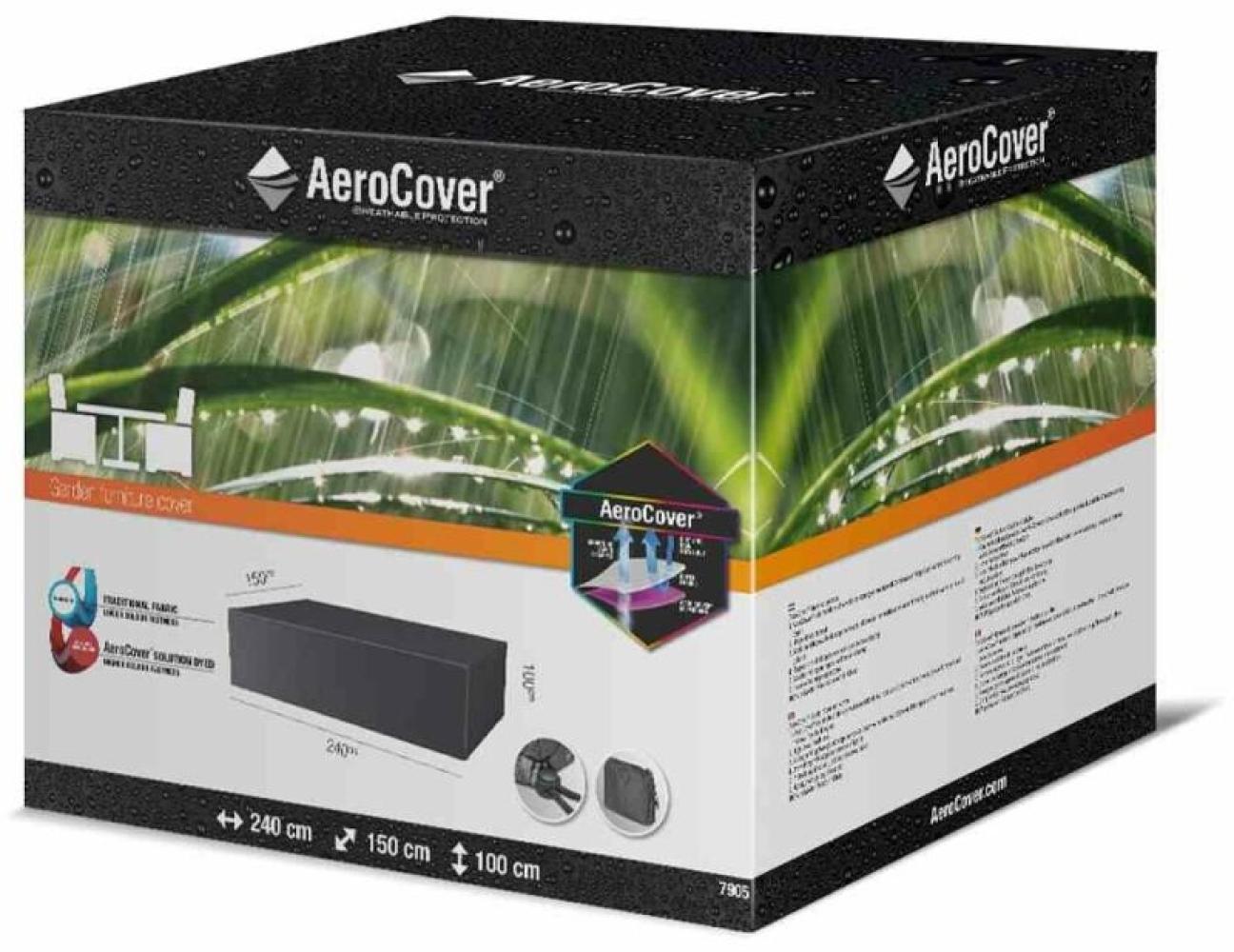 AeroCover Schutzhülle für Sitzgruppen 240x150x100 cm Schutzhaube Gartentisch Tischhülle Bild 1