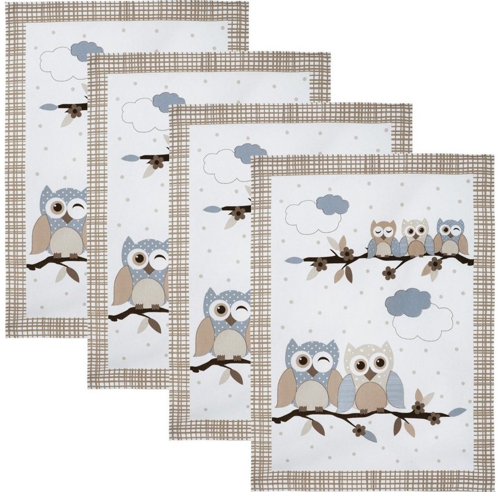 Erwin Müller Geschirrtuch Geschirrtuch 4er-Pack, Baumwolle Motiv Bild 1