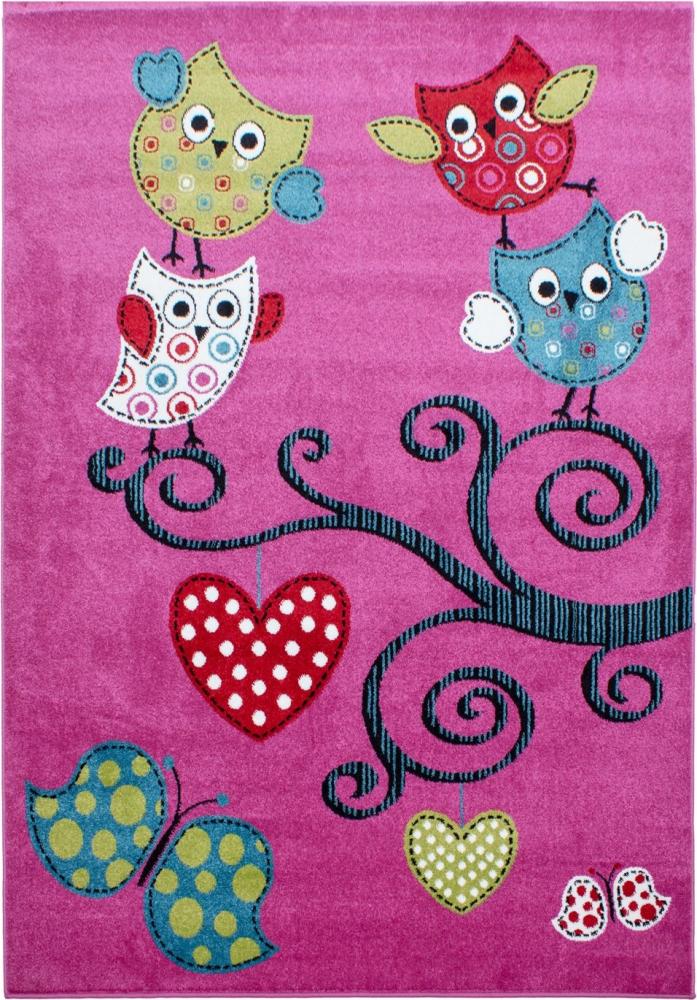 Kinder Teppich Kikki rechteckig - 160x230 cm - Violett Bild 1