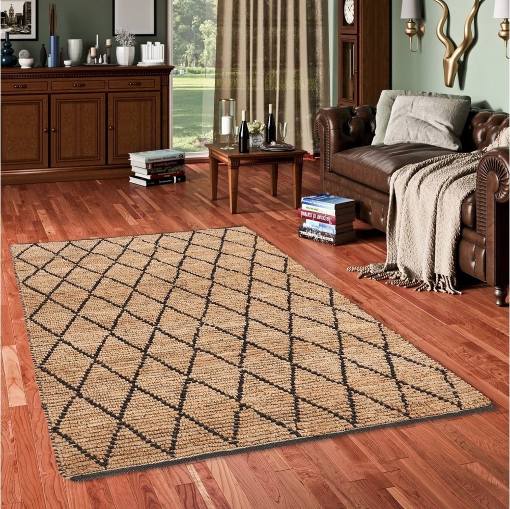 Pergamon Sisalteppich Naturfaser Teppich Jute Salsa Rauten, Rechteckig, Höhe: 11 mm Bild 1