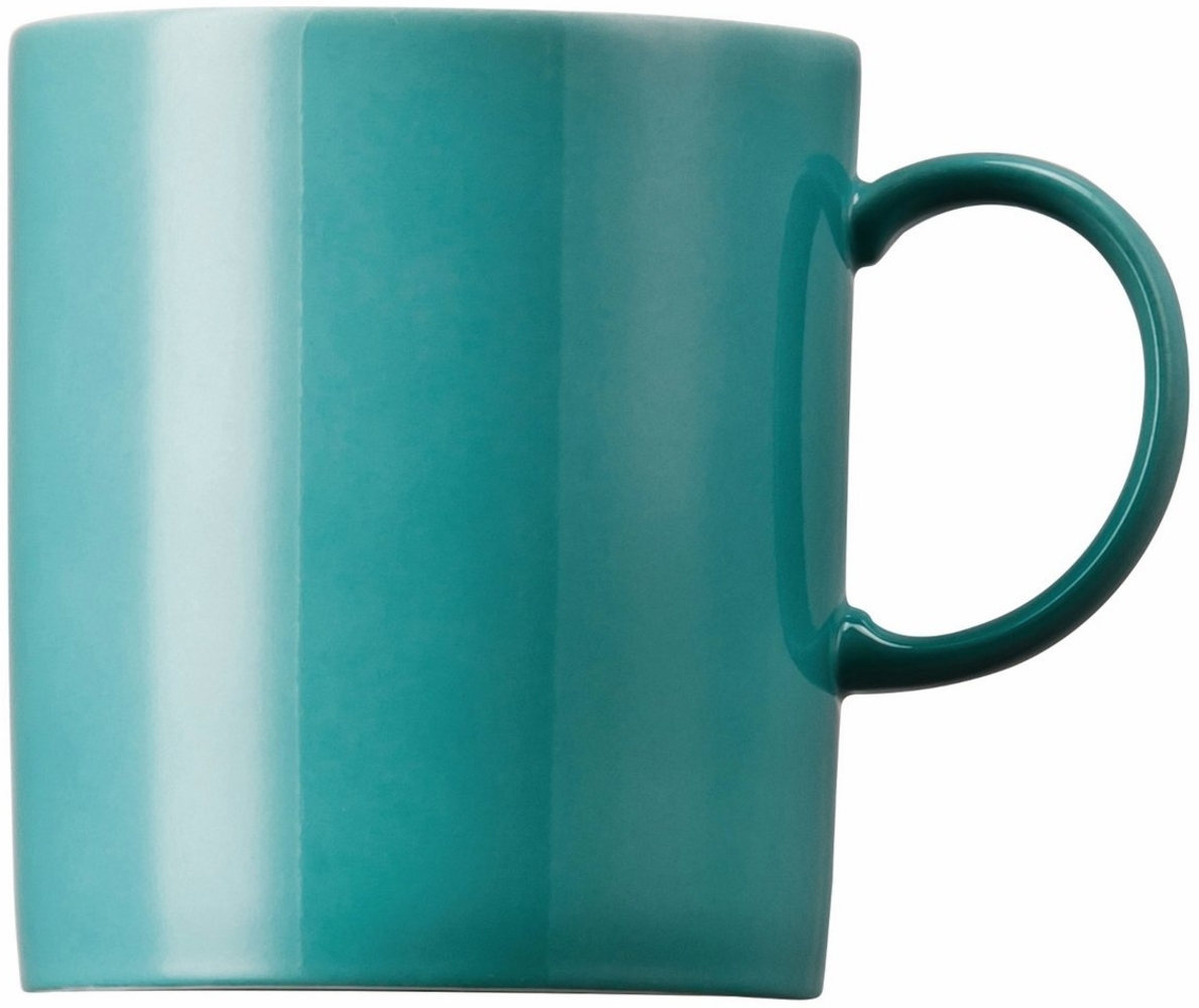 Thomas Sunny Day Becher mit Henkel, Kaffeetasse, Porzellan, Turquoise / Türkis, Spülmaschinenfest, 300 ml, 15505 Bild 1