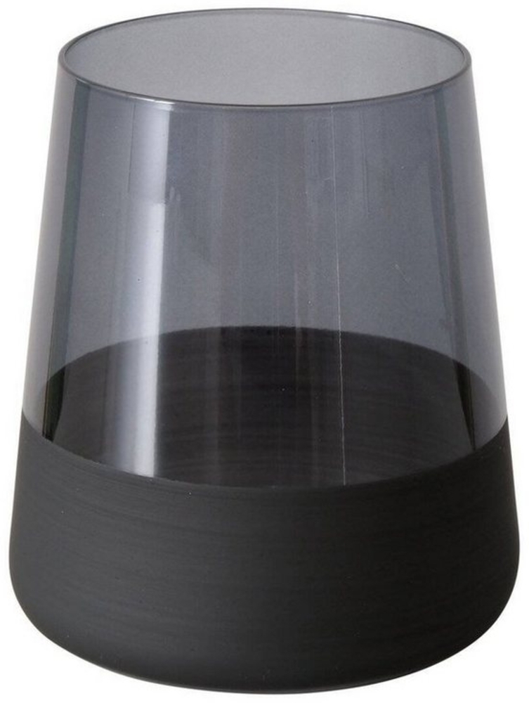 Trinkglas für Wasser oder Cocktails MOLUNA, schwarzes Glas, 380 ml Bild 1