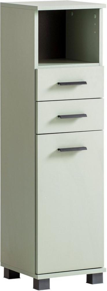 welltime Midischrank Palermo, Breite 30 cm Wechselbarer Türanschlag, Metallbeschläge, Teilauszüge Bild 1