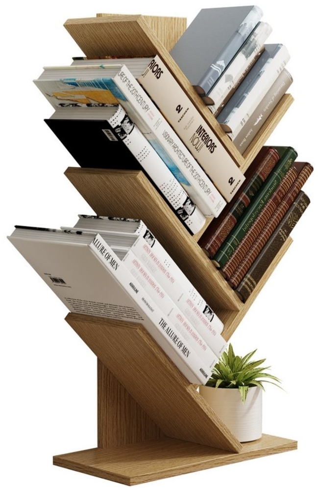 VCM Standregal Holz Aufbewahrung Stand Regal Bücher Nulis L Bild 1