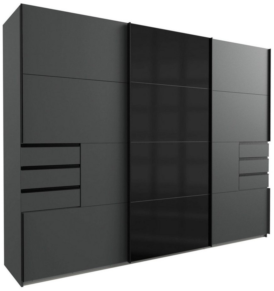 Wimex 'Saigon' Schwebetürenschrank, Faserplatte Graphit, 270x64x208 cm Bild 1
