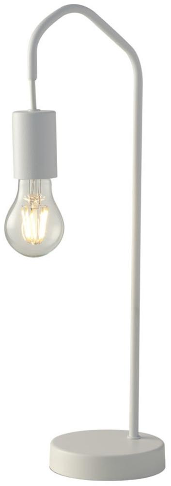 Außergewöhnliche Tischlampe HABITAT weiß - minimalistische Designerlampe Bild 1