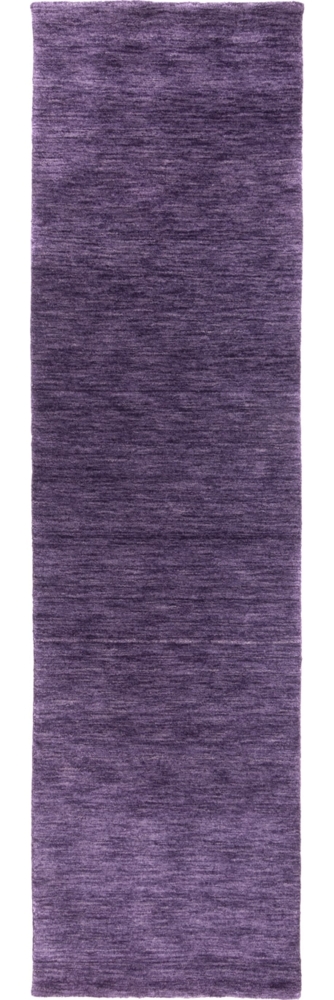 Morgenland Gabbeh Teppich - Softy - Uni - läufer - 200 x 80 - Flieder Bild 1