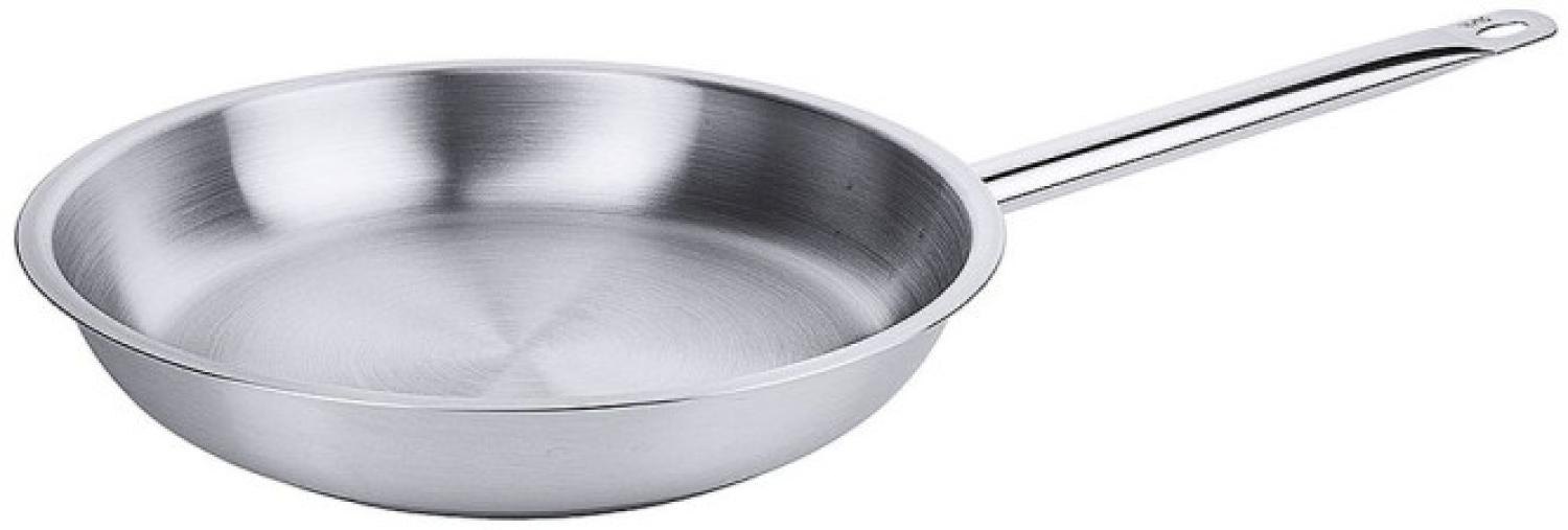 Contacto Edelstahl Bratpfanne, seidenmatt gebürstet, 32 cm Bild 1