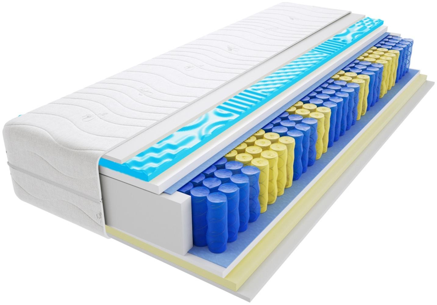 Taschenfederkernmatratze Proto Mini Visco Molet 105x210 cm H2 Bild 1