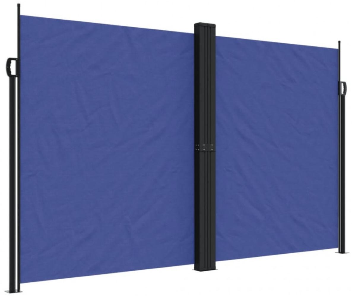 vidaXL Seitenmarkise Ausziehbar Blau 200x600 cm 4004656 Bild 1