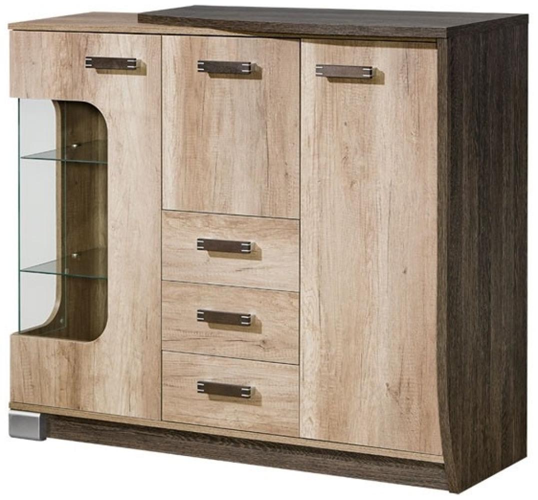 Küchenschrank Unterschrank 50cm Korpus- & lackierte Frontfarbe wählbar (RI-D3E/50) Bild 1