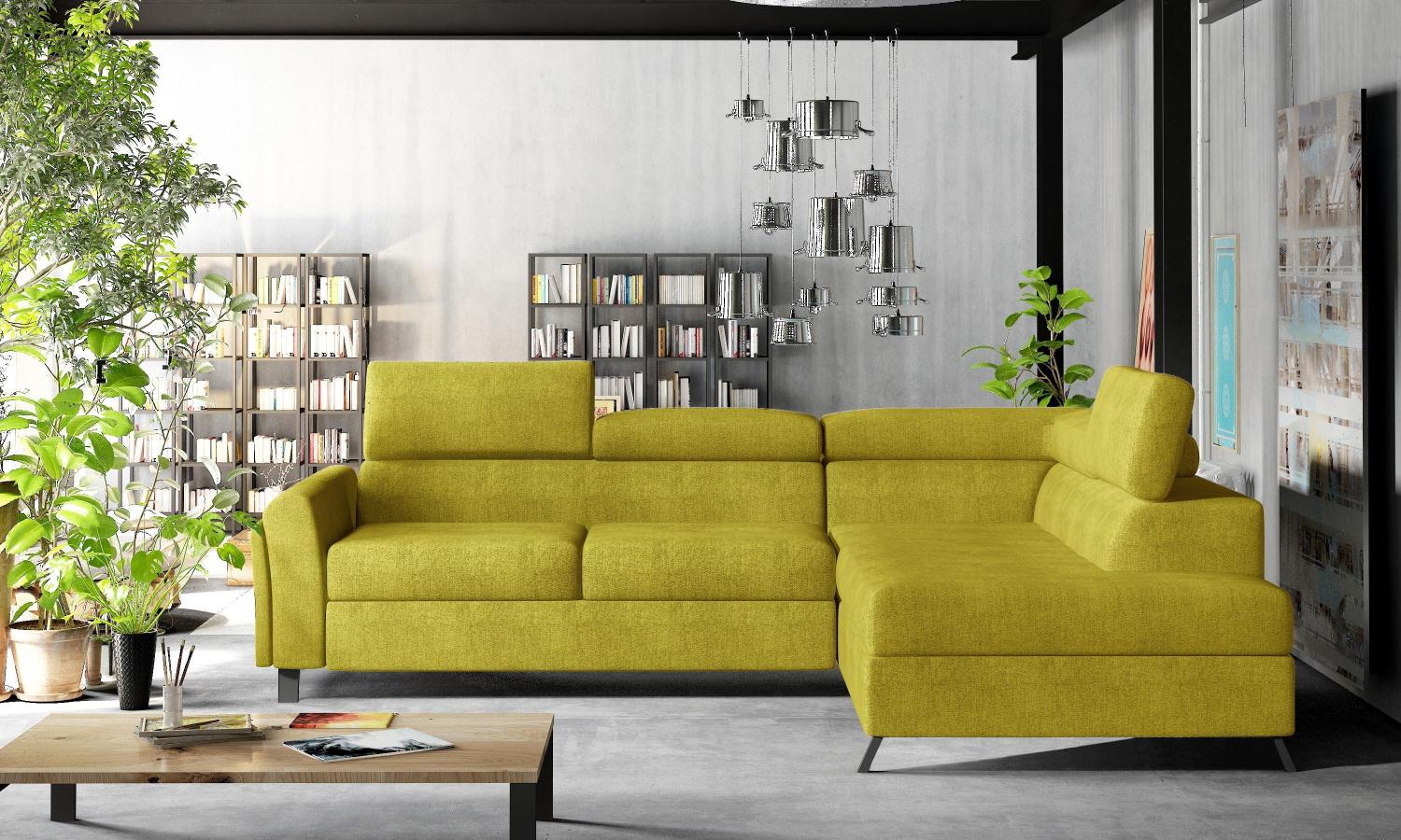 Wohnideebilder Kairos Gelb Ecksofas & Eckcouches Kr_10 Bild 1