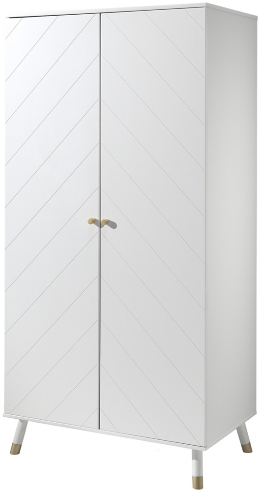 BILY Jugendzimmerset Einzelbett Nachtkonsole Kleiderschrank und Schreibtisch Bild 1