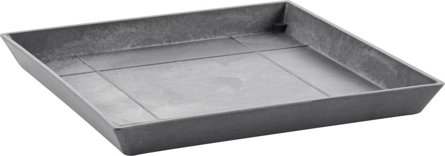 ECOPOTS Blumentopfuntersetzer SQUARE SAUCER Grey, BxTxH: 43x43x3,5 cm Bild 1