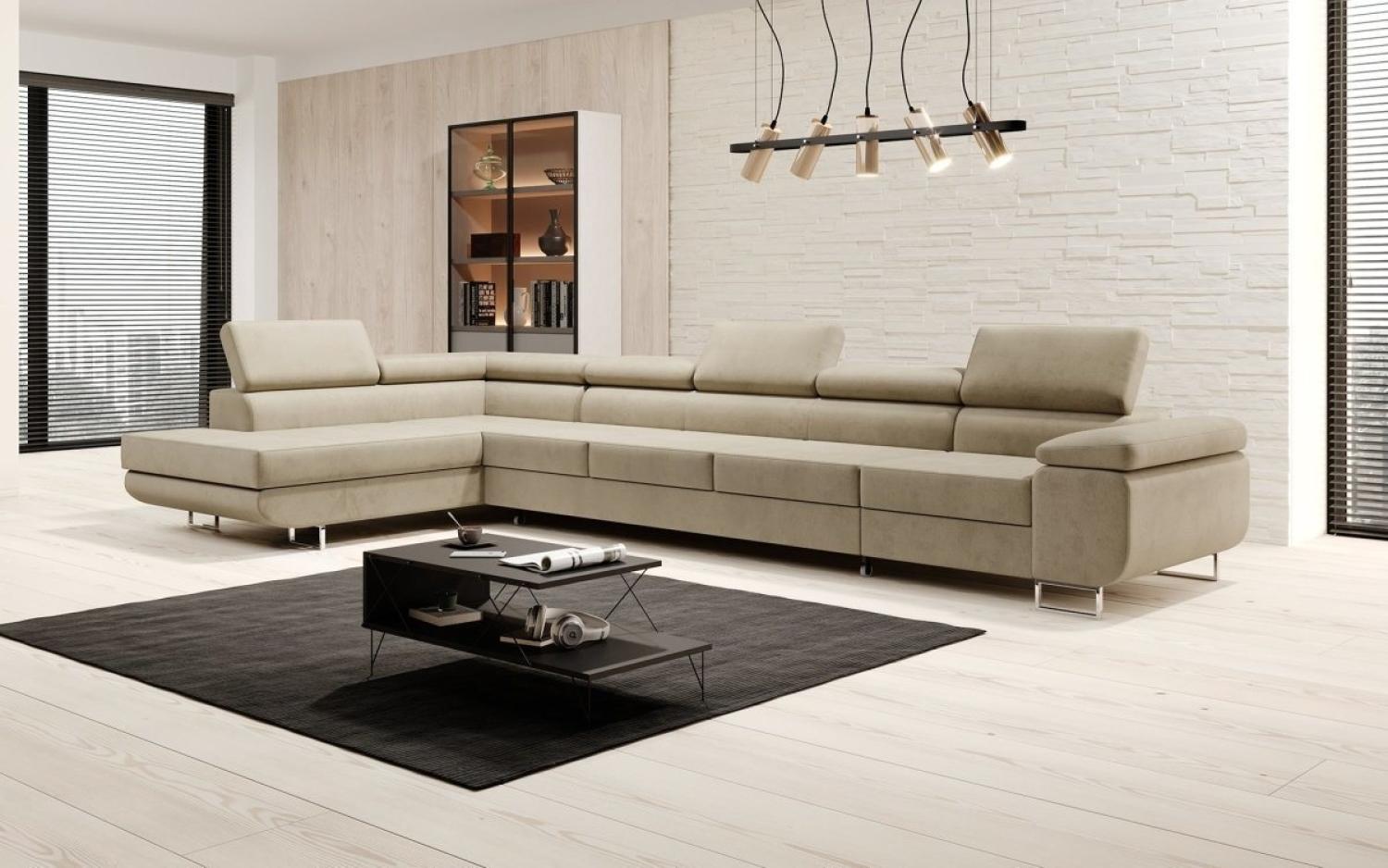 Luxusbetten24 Schlafsofa Designer Sofa Maxi, mit Schlaf- und Klappfunktion Bild 1