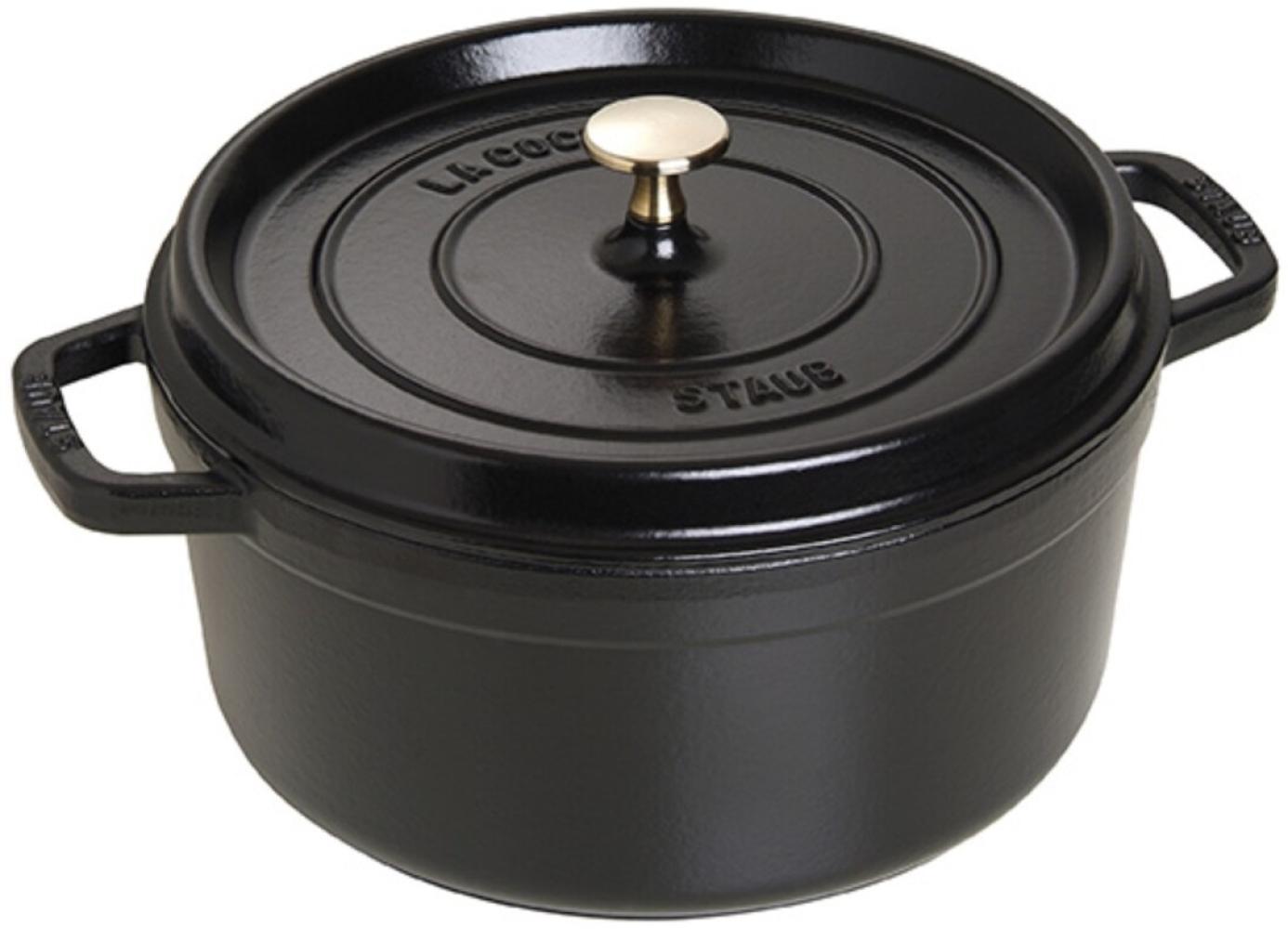 STAUB Cocotte Bräter nClassic Gusseisen 5 l Ø26cm schwarz Bild 1