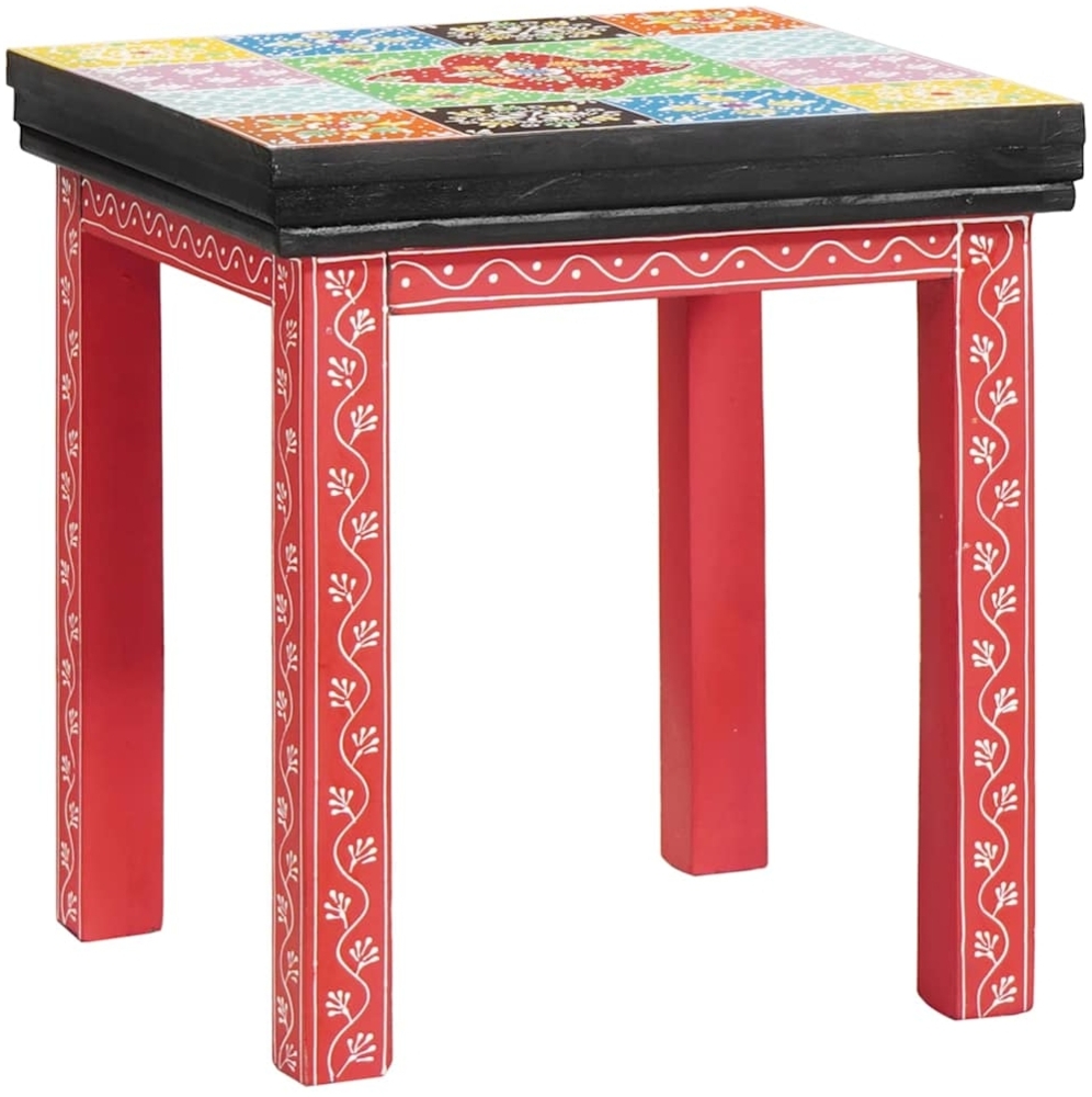 vidaXL Nestingtisch Braun 38 x 38 x 41,5 cm Massivholz Mango 4017582 Bild 1