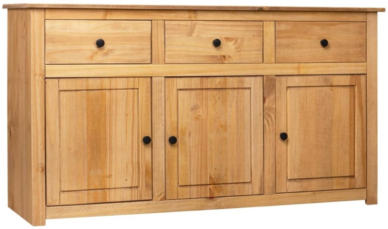 vidaXL Sideboard 135 x 40 x 80 cm Massivholz Panama-Kiefer 282703 Bild 1
