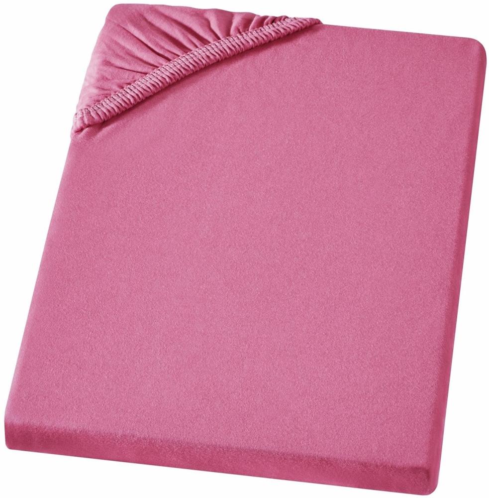 Carpe Sonno Baby Feinjersey Bettlaken aus 100% Baumwolle - 60-70 x 120-140 cm, Pink Bild 1