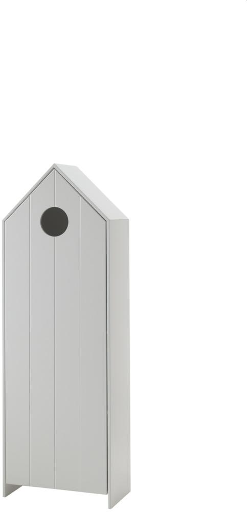 Schrank CASAMI 57,6x171,3x37 cm MDF Weiß Bild 1