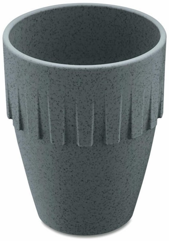 Koziol Becher Cappuccino Connect, Kaffeebecher, Tasse, Kaffeetasse, Thermoplastischer Kunststoff, Organic Deep Grey, 300 ml, 4080673 Bild 1