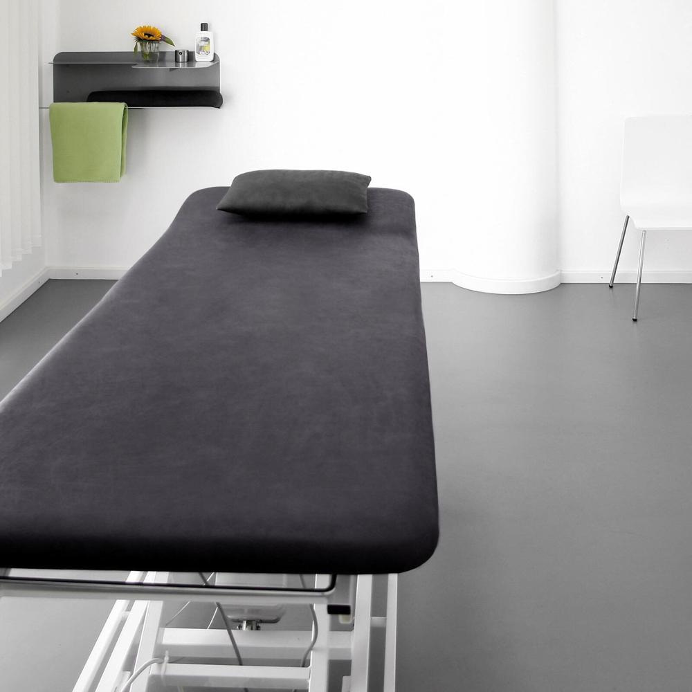 Traumschlaf Frottee Massageliegenbezug Therapieliegenbezug|ca. 80x190 cm| anthrazit Bild 1