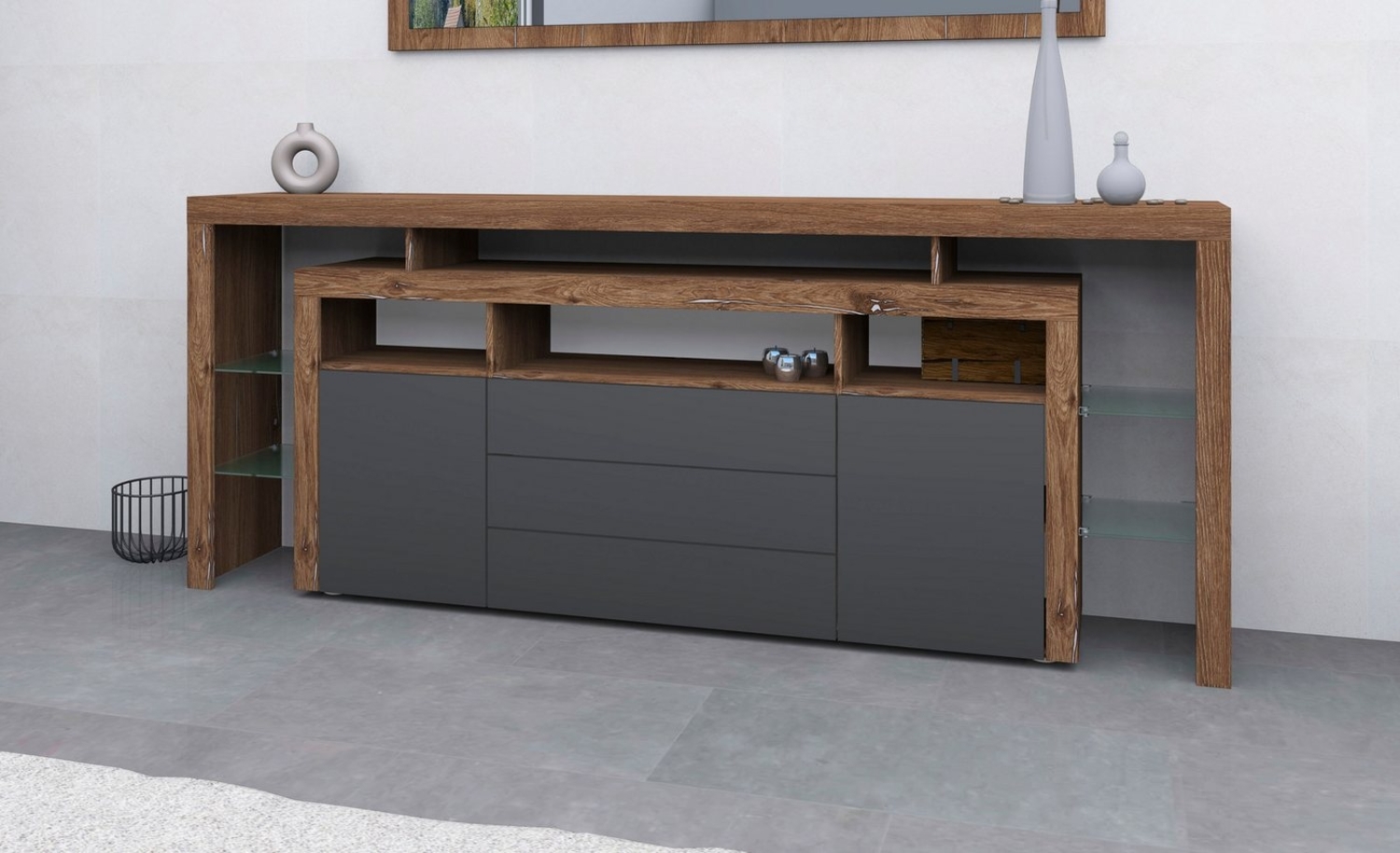 borchardt Möbel Sideboard Rosario, Breite 220 cm Bild 1